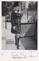 Marilyn Ward Miss England At Woolworths 1971 Official Hand Signed Photo