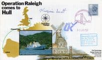 Marjorie Smelt 1987 Mayor Of Hull Operation Raleigh Hand Signed FDC