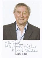 Mark Eden Alan Bradley Coronation Street Hand Signed Photo