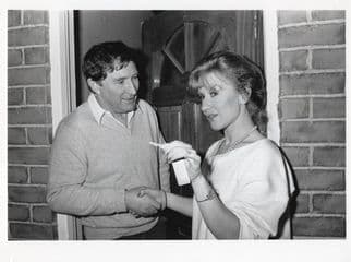 Mark Eden Sue Jenkins Coronation Street TV Times 10x8 Press Photo