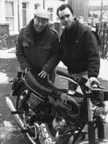 Mark Fowler New Motorcycle After Accident 1991 Eastenders Press Photo