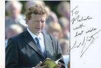 Mark Johnstone Scotland Horse Race Trainer 7x5 Hand Signed Photo