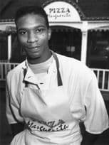 Mark Monero Steve Elliot & Hatti Romance Pizza Chef Eastenders 1991 Press Photo