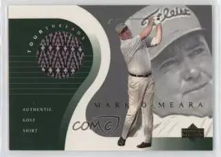 Mark O'Meara Original Worn Shirt Golf Tour Rare Limited Threads Card