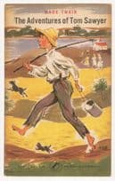 Mark Twain The Adventures Of Tom Sawyer 1950 Puffin Book Postcard