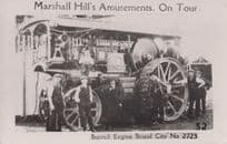 Marshalls Hills Amusements Bristol City Burrell Steam Engine 2723 Old Photo
