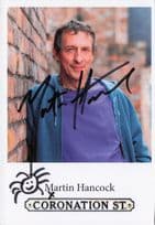 Martin Hancock Coronation Street Hand Signed Cast Photo & Spider