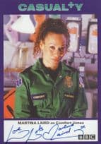 Martina Laird as Comfort Jones BBC Casualty Hand Signed Cast Photo