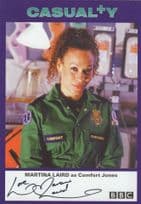 Martina Laird Casualty TV Show Hand Signed Cast Photo