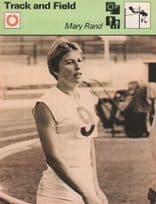 Mary Rand Track & Field Olympic Games Card