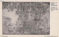 Maso Finugeurra Triumph Of Bacchus and Ariadne Mural Museum Statue Rare Postcard