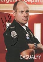 Matt Bardock as Jeff Casualty RARE Hand Signed Cast Card Photo