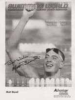 Matt Biondi Olympics Swimming 2x Hand Signed 10x8 Photo & Autographed Letter