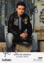 Matt Di Angelo as Deano Wicks Eastenders Hand Signed Cast Photo