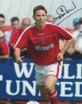Matt Holland Charlton Athletic FC Giant 10x8 Hand Signed Photo