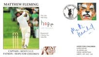 Matthew Fleming Kent Cricket Captain Hand Signed FDC