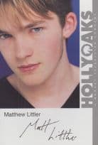 Matthew Littler Hollyoaks Vintage Official Rare Cast Card Photo