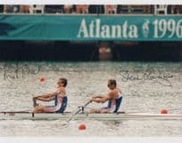 Matthew Pinsent Steve Redgrave 10x8 MULTI Rowing Olympics Hand Signed Photo