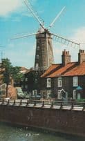 Maud Foster Village Windmill Boston Lincs 1970s Postcard