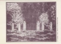 Maurice Lee Memorial Park Derby Painting Thank You Postcard
