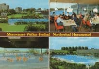 Meerswasser Welleb Freibad Nordseebad Horumersiel Hotel Postcard