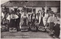 Mezokovedsi Parasztlegenyek Unneploben Hungary Peasants Postcard