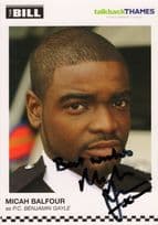Micah Balfour as PC Benjamin Gayle The Bill Hand Signed Cast Card Photo