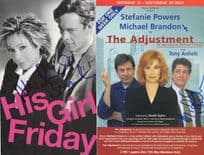 Michael Brandon of The Bill 2x Hand Signed Theatre Flyer s