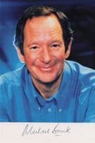 Michael Buerk Journalist & TV News Reader Hand Signed Photo