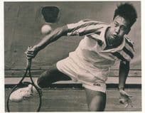 Michael Chang Serving Volley American USA Tennis Champion Rare Postcard