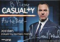 Michael French as Jordon Casualty Rare Hand Signed Cast Card Photo