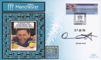 Michael Gault Air Pistol Commonwealth 2002 Games Hand Signed FDC