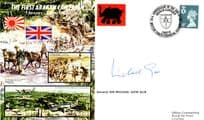 Michael Gow First Arakan Campaign WW2 Scottish Guards Hand Signed FDC