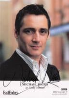 Michael Higgs as Andy Hunter Eastenders Hand Signed Cast Photo