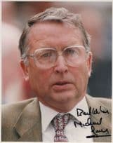Michael Jarvis Newmarket Horse Racing Trainer 10x8 Hand Signed Photo