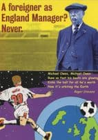 Michael Owen Football Manager 2x Comic Football Postcard s