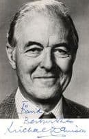 Michael Redgrave Antique Hand Signed Postcard Photo