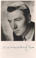 Michael Redgrave Historic Film Actor Antique Hand Signed Photo