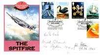 Michael Shand Nazi POW Camp Survivor Neville Duke Spitfire MULTI Hand Signed FDC