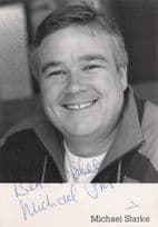 Michael Starke Coronation Street Brookside Hand Signed Cast Photo