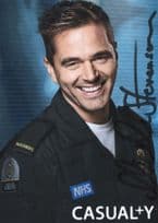 Michael Stevenson as Iain Dean BBC Casualty Rare Hand Signed Cast Card Photo