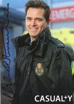 Michael Stevenson as Iain Dean in BBC Casualty Rare Hand Signed Cast Card Photo