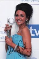 Michelle Keegan Coronation Street At 2008 TV Soap Awards 12x8 Hand Signed Photo