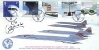 Mike Bannister Concorde Pilot Aircraft RAS Anniversary Hand Signed FDC