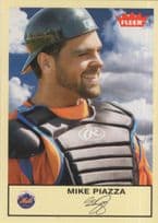 Mike Piazza New York Mets Printed Signed Rare Baseball Trading Card
