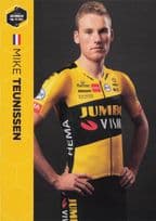 Mike Teunissen Holland Champion Cyclist Dutch Team Jumbo Visma Postcard