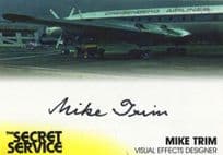 Mike Trim Gerry Anderson's Secret Service Hand Signed Card Photo