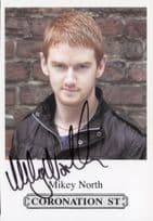Mikey North Coronation Street Hand Signed Cast Card Photo