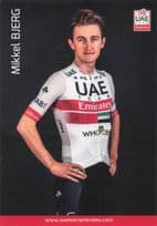 Mikkel Bjerg Champion Denmark Danish Cyclist Bicycle Postcard