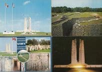 Military Memorial Canada Canadian 4x Postcard